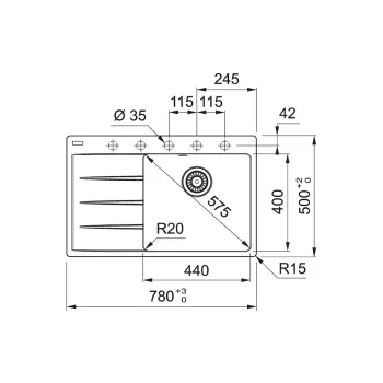 Кухонна мийка Franke (114.0630.465)