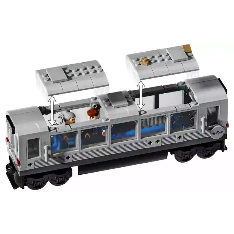 Konstruktor LEGO Super Heroes Marvel Spider-Man Spider-Man vs. Doc Ock Subway Train Scene (76321)