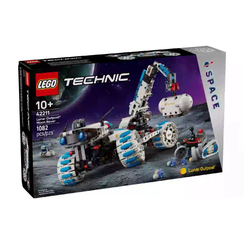 منشئ LEGO Technic Lunar Outpost Moon Rover Space Vehicle (42211)