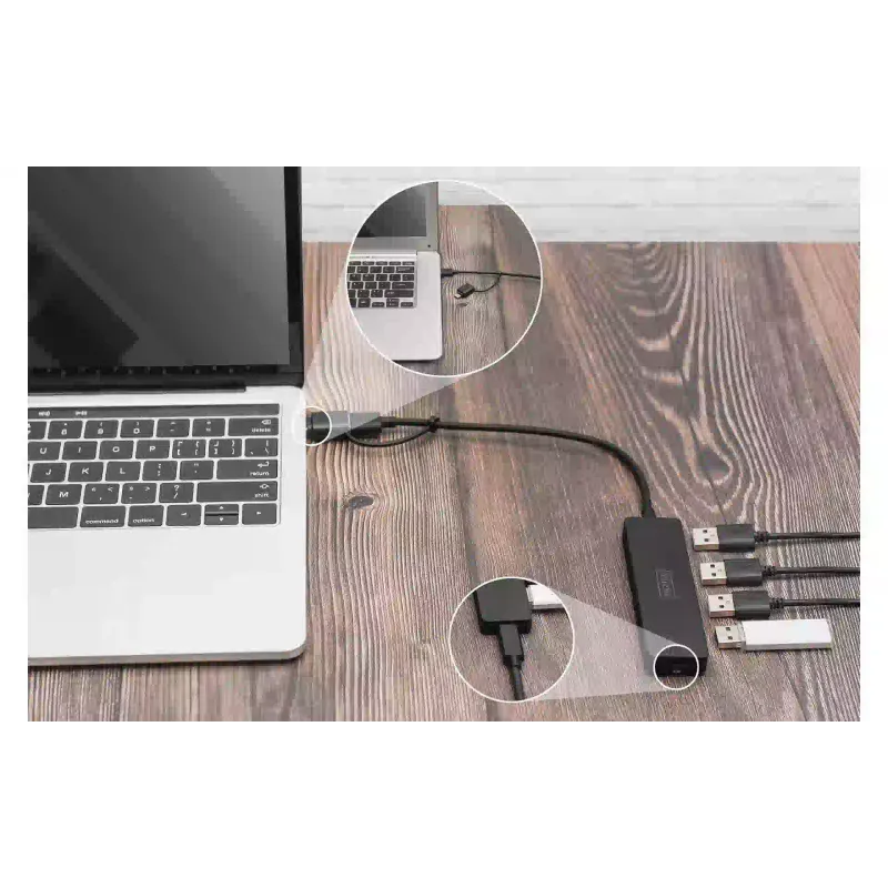 USB хъб Digitus (DA-70235)