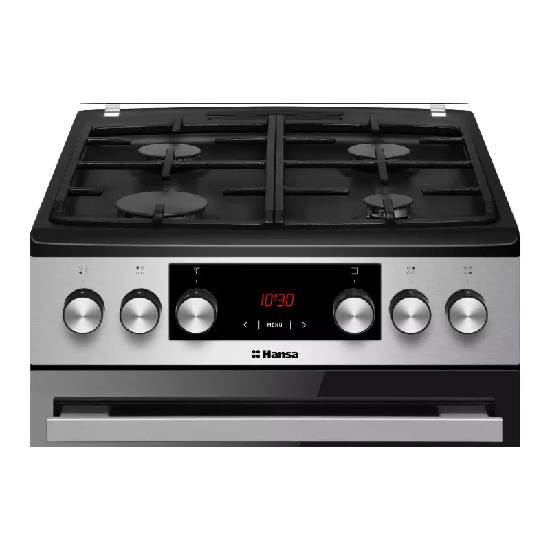 Combined stove Hansa (FCMX59323), 65 l, Stainless steel