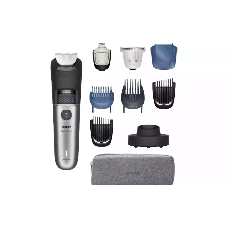 Bart- und Schnurrbartschneider Philips Series 7000, Black/Silver (BT7670/15)