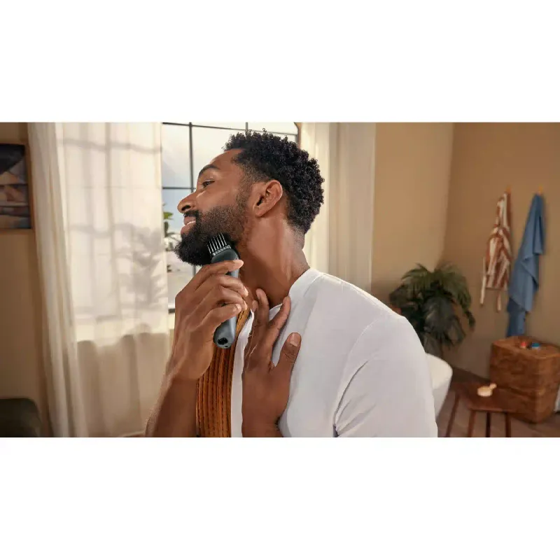 Bart- und Schnurrbartschneider Philips Series 7000, Black/Silver (BT7670/15)