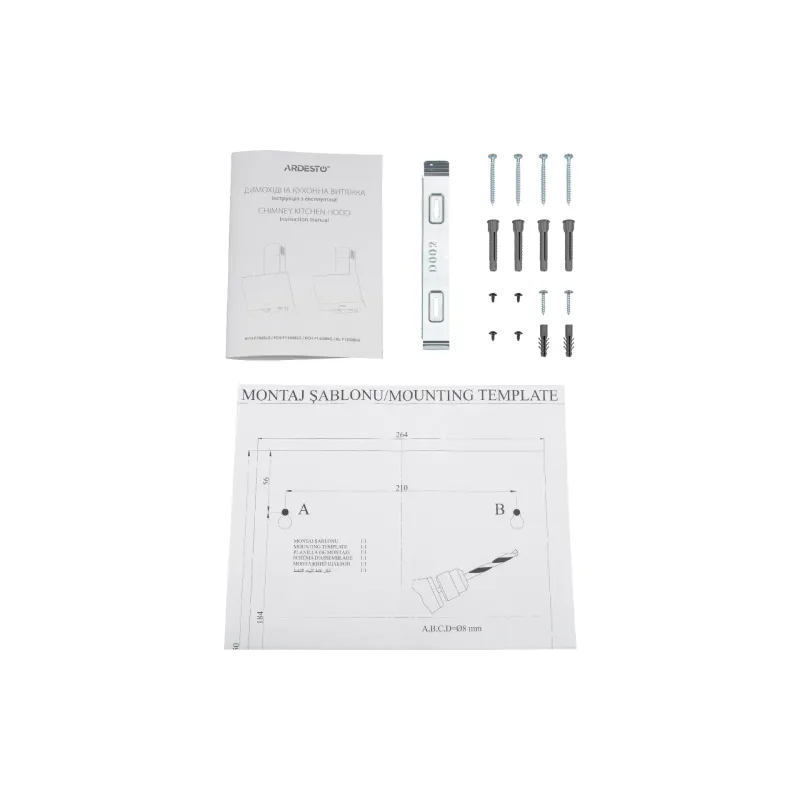 Geneigte Haube Ardesto (HL-F1300BLG)