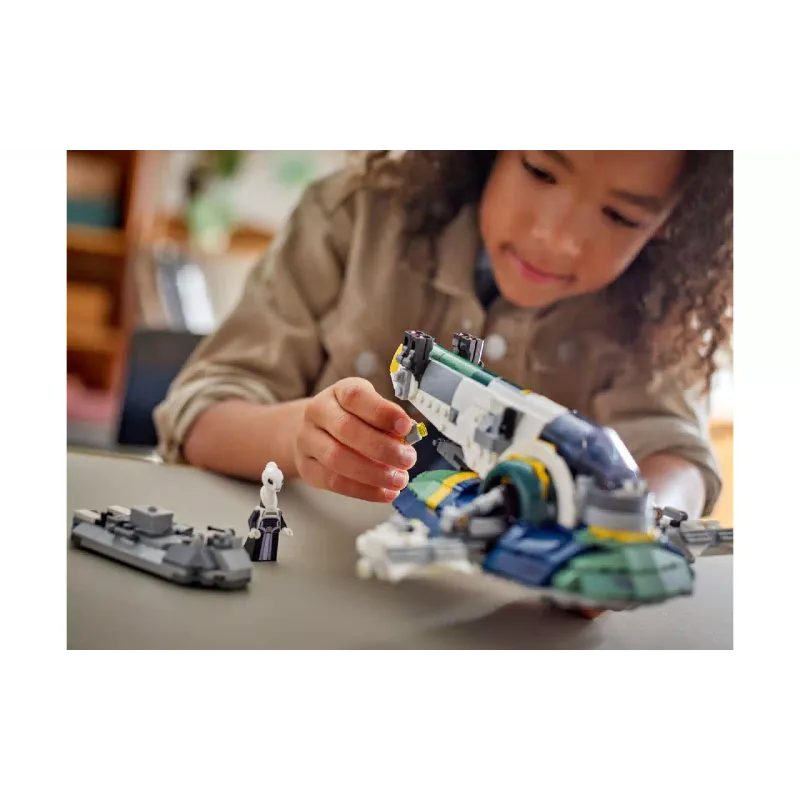 Construtor LEGO PiXEL-DANs - Delta-7 - Obi-Wan (75433)