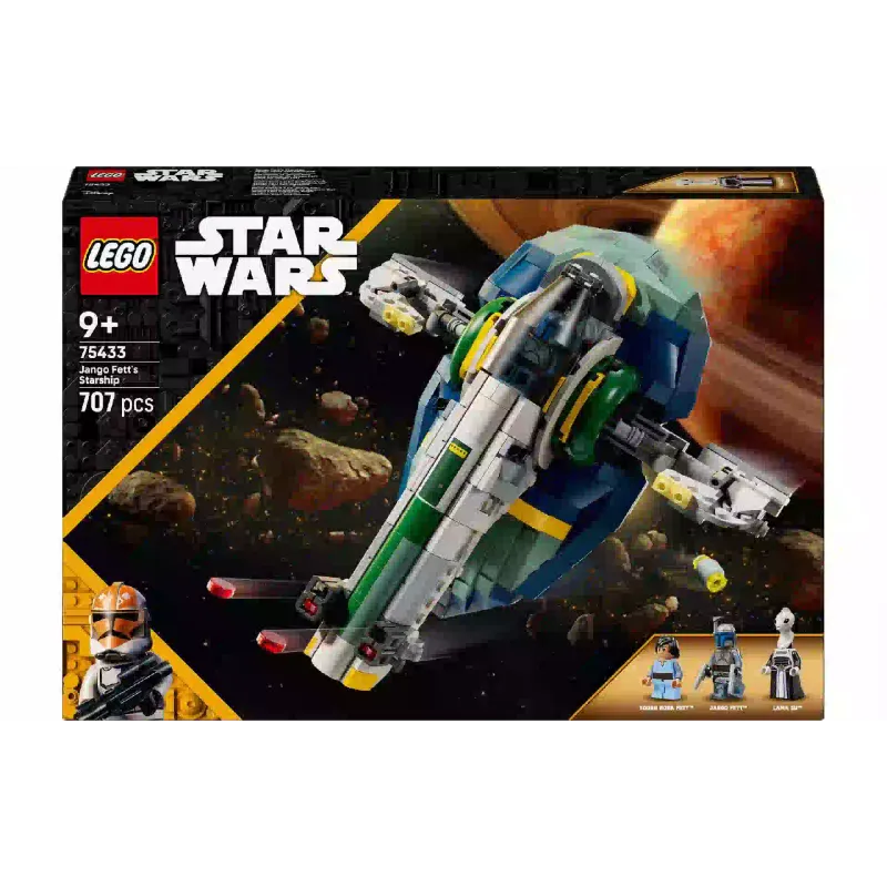 Construtor LEGO PiXEL-DANs - Delta-7 - Obi-Wan (75433)