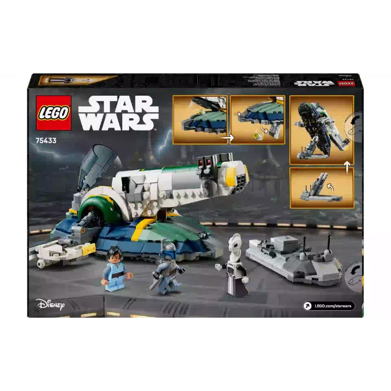 Construtor LEGO PiXEL-DANs - Delta-7 - Obi-Wan (75433)