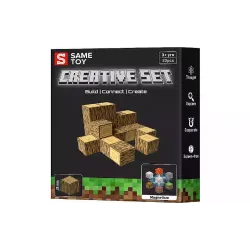 Конструктор магнитный Same Toy Creative Set Wood, 20 шт (MCRAFT-1711-SM)