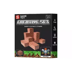 Conjunto de construção magnética Same Toy Creative Set Brick (MCRAFT-4520-SM)