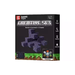 Конструктор магнитный Same Toy Creative Set Obsidian, 20 шт (MCRAFT-4931-SM)