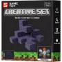 Conjunto de construção magnética Same Toy Creative Set Obsidian (MCRAFT-4931-SM)