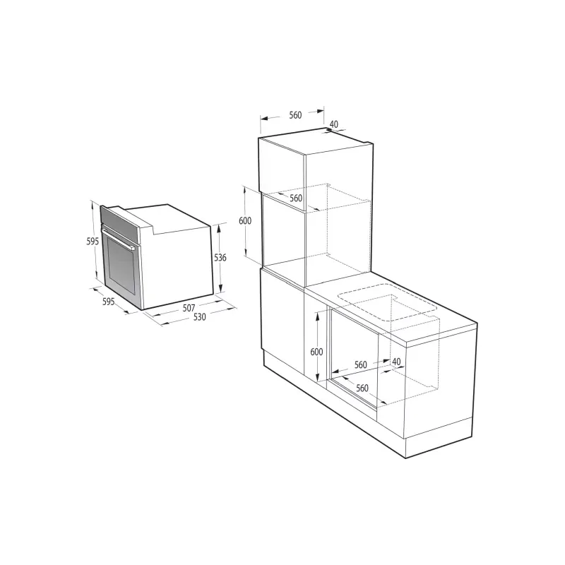 فرن Gorenje BG-6A29C4E6 (BO635E1B)