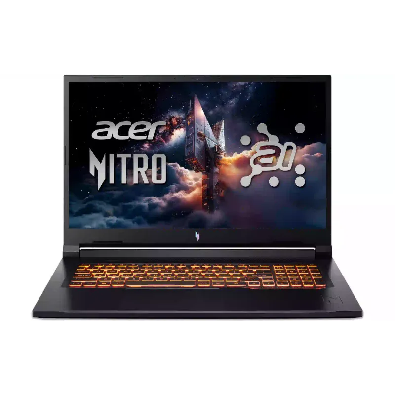 Ноутбук Acer Nitro V 17 17.3" FHD/IPS 32Gb/1Tb/R7 260/RTX 5060-8/Linux Black ANV17-41 (NH.QYVEU.006)