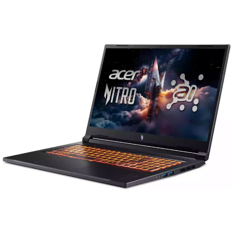 Ноутбук Acer Nitro V 17 17.3" FHD/IPS 32Gb/1Tb/R7 260/RTX 5060-8/Linux Black ANV17-41 (NH.QYVEU.006)