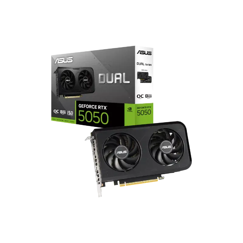 Видеокарта Asus GeForce RTX5050  (DUAL-RTX5050-08G)