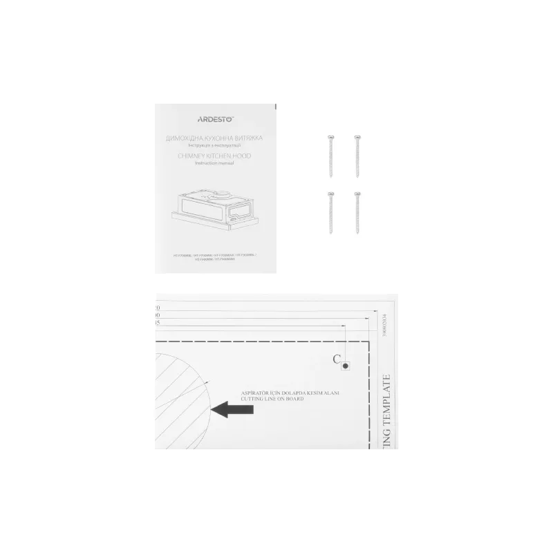 Τηλεσκοπική κουκούλα Ardesto (HT-F700MW)