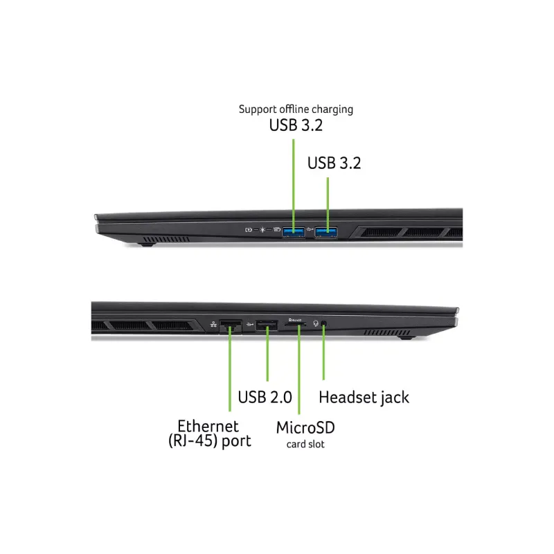 Laptop Acer Nitro 16S AN16S-61, Black (NH.QXKEU.004)