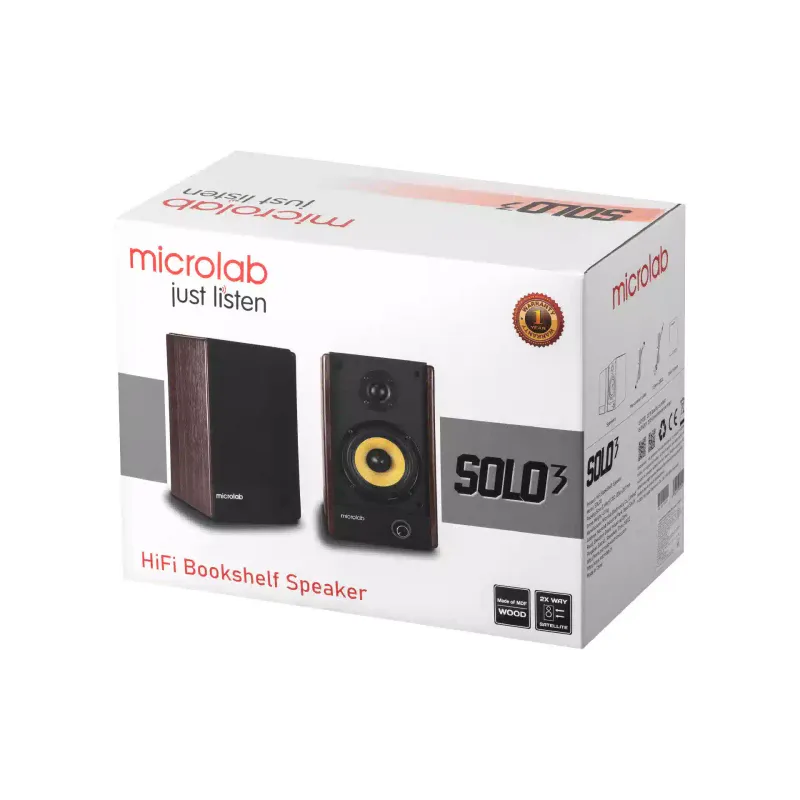 Акустична система Microlab, Brown (SOLO-3BR)