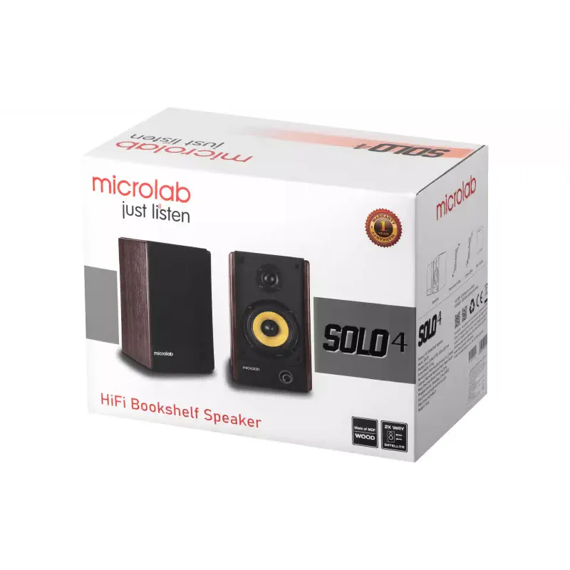 Акустична система Microlab, Brown (SOLO-4BR)