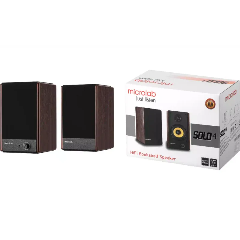 Акустична система Microlab, Brown (SOLO-4BR)
