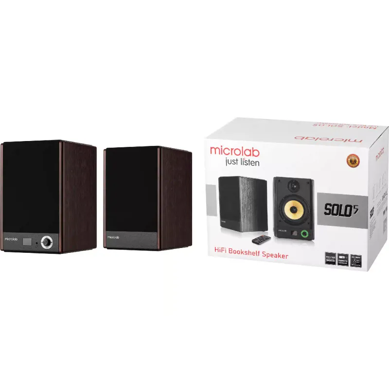 Акустична система Microlab, Brown (SOLO-5BR)