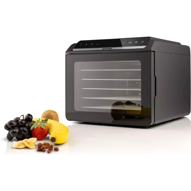 Szárítógép zöldségekhez és gyümölcsökhöz Gorenje, Black (FDK600DB)