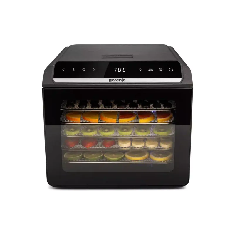 Szárítógép zöldségekhez és gyümölcsökhöz Gorenje, Black (FDK600DB)