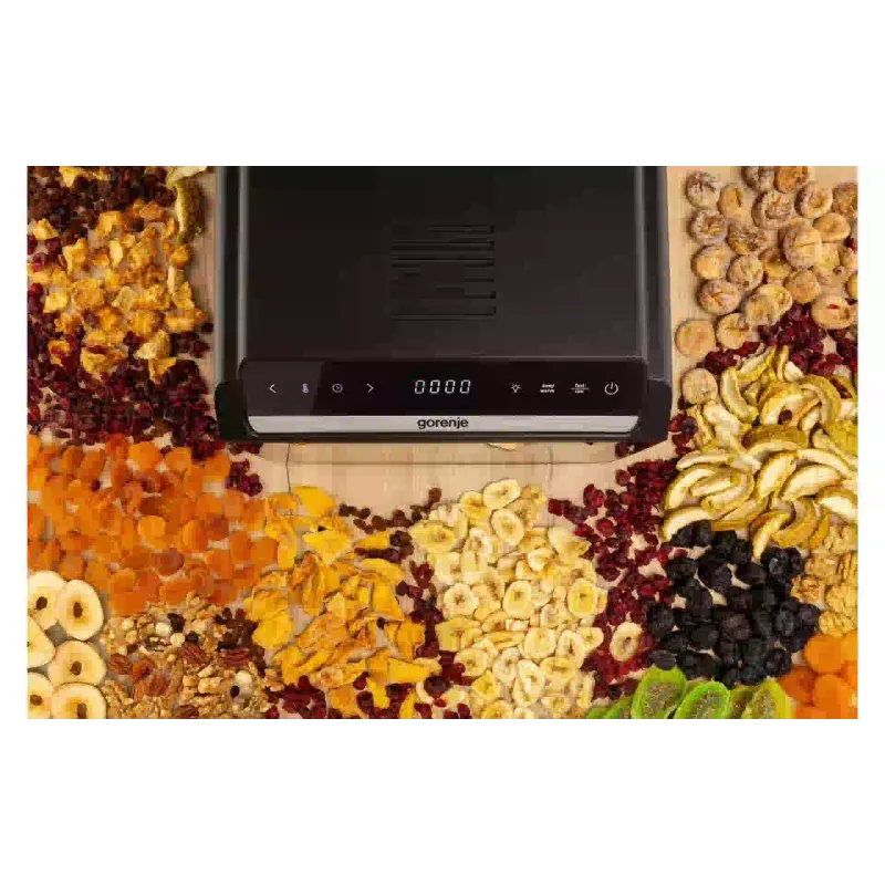 Szárítógép zöldségekhez és gyümölcsökhöz Gorenje, Black (FDK600DB)