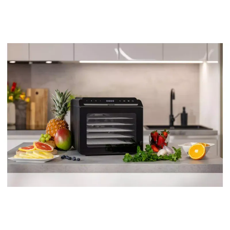 Szárítógép zöldségekhez és gyümölcsökhöz Gorenje, Black (FDK600DB)