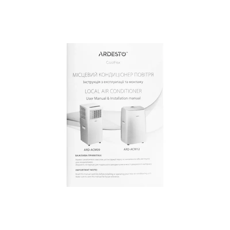 Klimaanlage mobil Ardesto CoolFlex, White (ARD-ACM09)