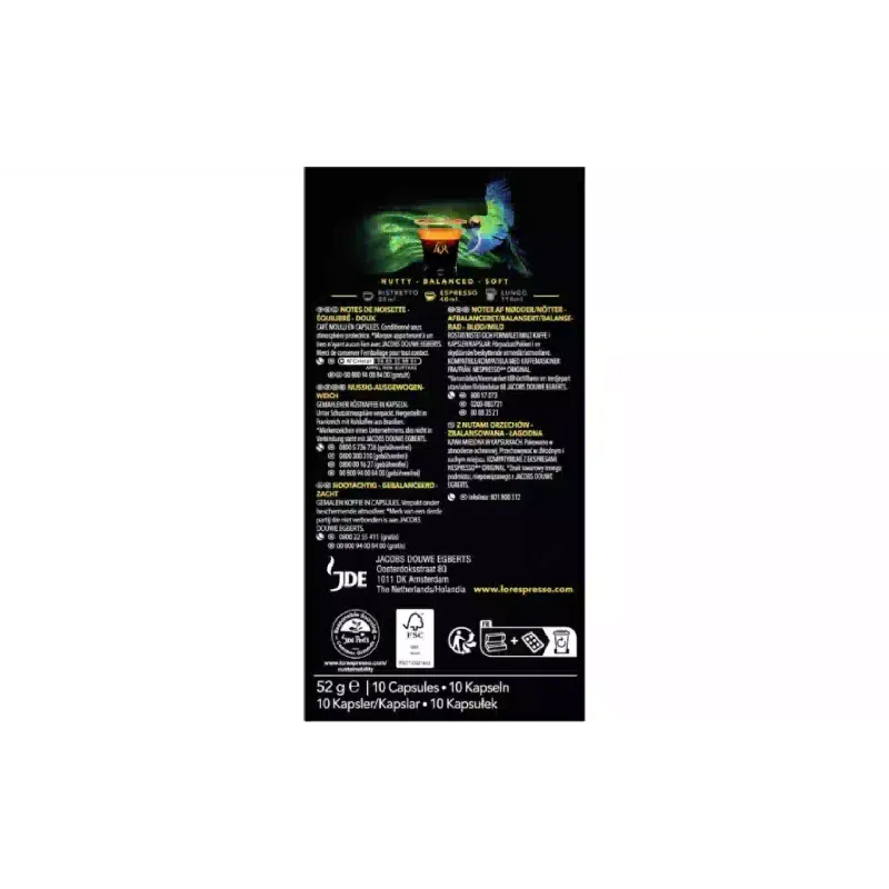 Café L`OR Espresso Brazil Origins Collection Nespresso (8711000573501)