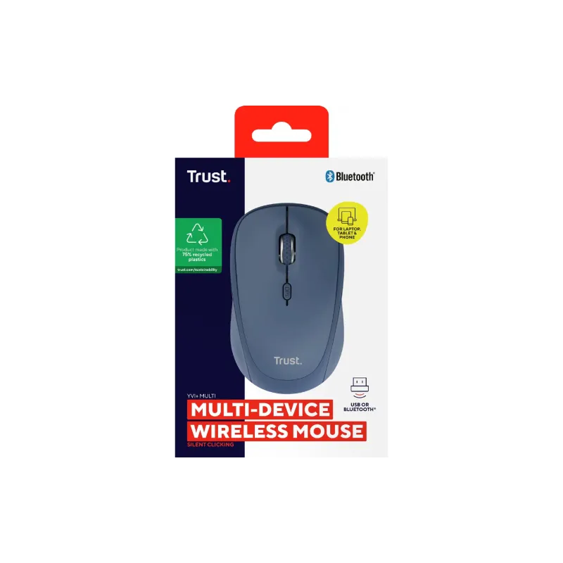 Мишка Trust Yvi + Compact Multi-Device, Blue (25455_TRUST)