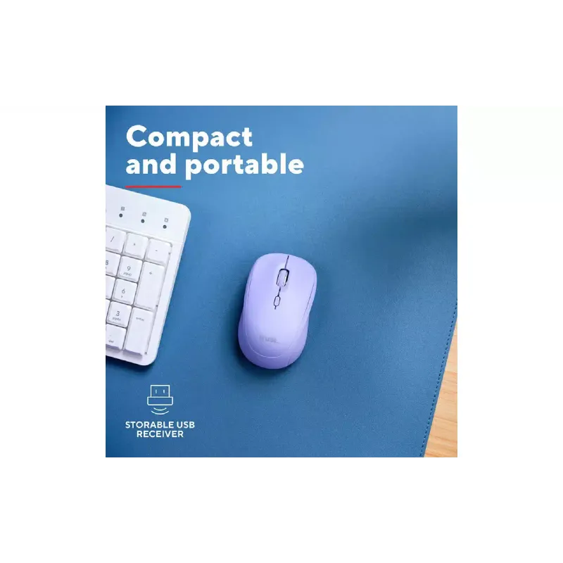 Rato Trust Yvi + Compact Multi-Device, Violet (25583_TRUST)