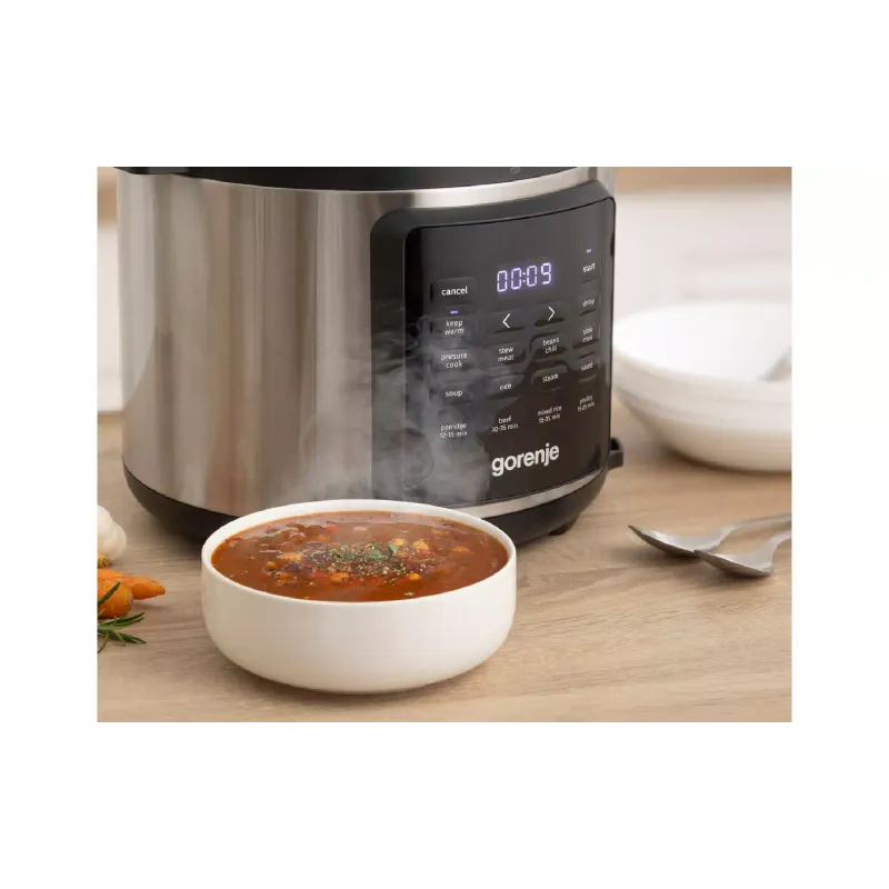 Többfunkciós főző-nyomásfőző Gorenje (GMC6SBK)