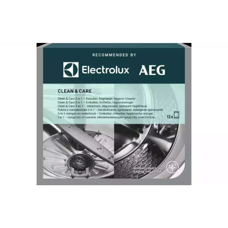 Agente de limpeza para máquinas de lavar roupa e louça Electrolux (M2GCP121)