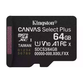Карта пам'яті Kingston (SDCS3/64GBSP), microSD