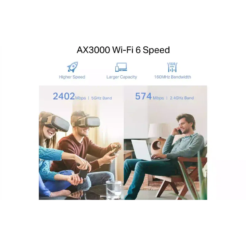 Wi-Fi hatótávolság-növelő TP-Link (RE705X)