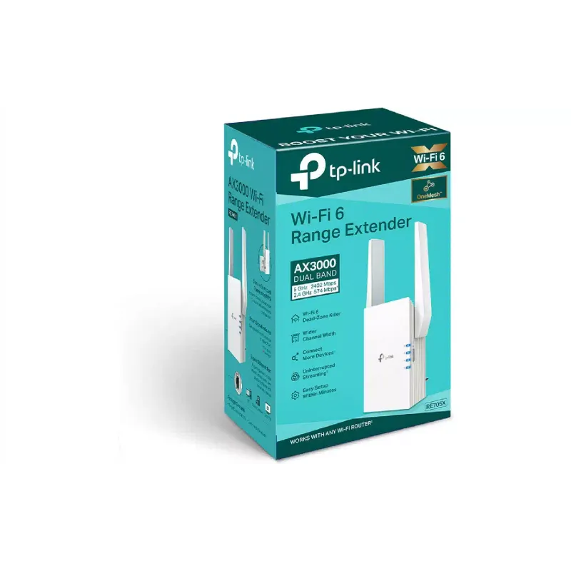 Wi-Fi hatótávolság-növelő TP-Link (RE705X)
