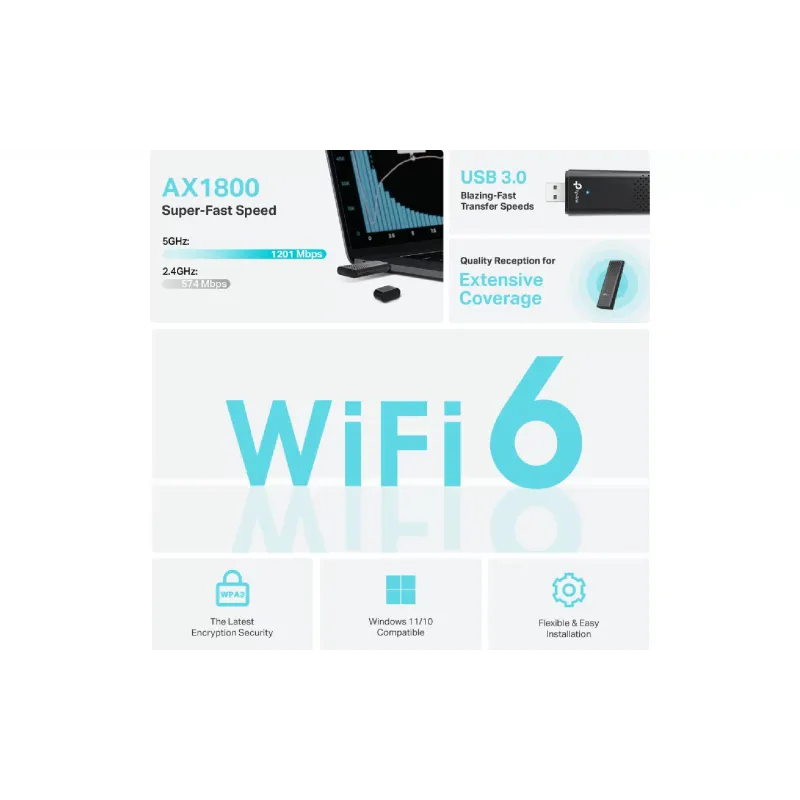 Adaptador USB TP-Link (Archer TX20U)