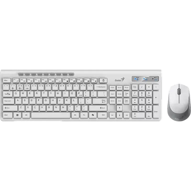 لوحة المفاتيح + الماوس Genius, White (31340015423)