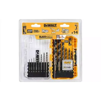 مجموعة من التدريبات DeWALT Black & Gold, Black/Gold (DT70727)