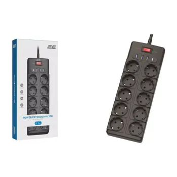 Network extension cord 2E (2E-SP10M3USBBK)