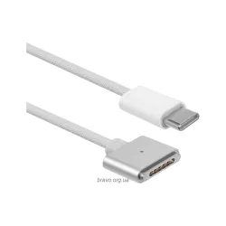Кабель PowerPlant USB-C - Magsafe 3 (CA915101), для Apple MacBook Кабель PowerPlant USB-C - Magsafe 3 (CA915101), для Apple MacBook