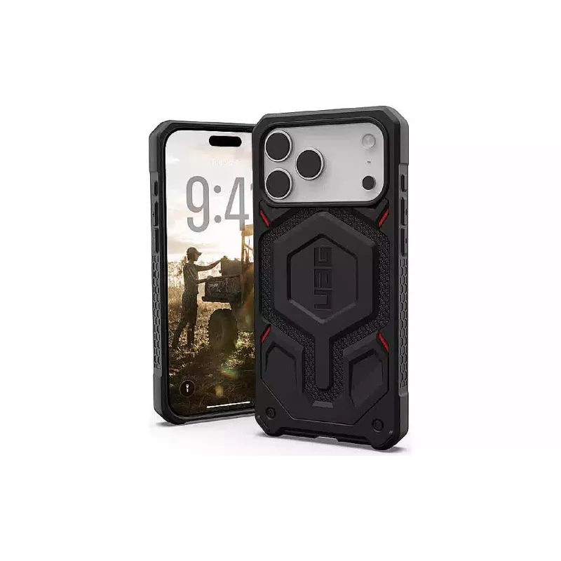 Случай UAG Monarch Pro MagSafe, Kevlar Black (114514113940)