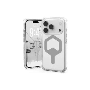 Чохол UAG Plyo MagSafe (114529114333), для Apple iPhone 17 Pro, Ice/Silver