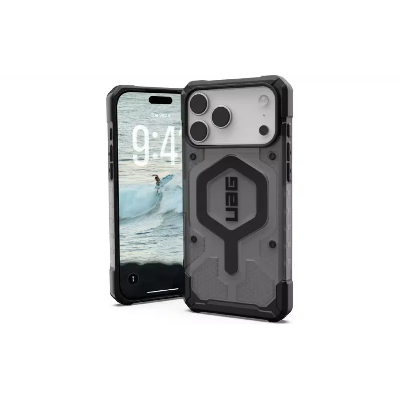 Ügy UAG Pathfinder Clear MagSafe, Ash/Black (114552113140)