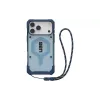 حافظة + حزام للهاتف الذكي UAG Pathfinder Clear MagSafe, Blues Lanyard (1145521BV03)