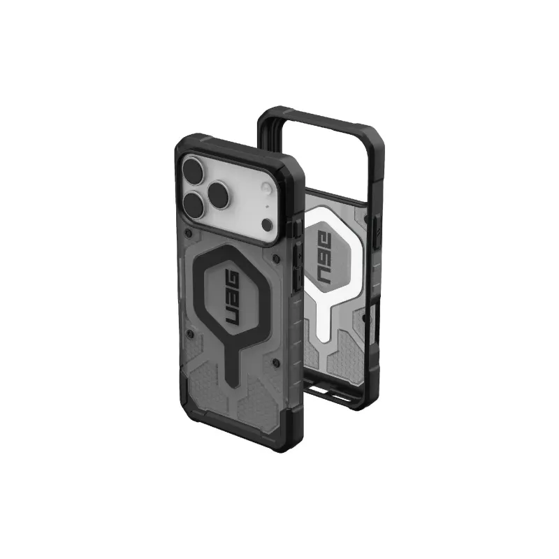Ügy UAG Pathfinder Clear MagSafe, Ash/Black (114552113140)