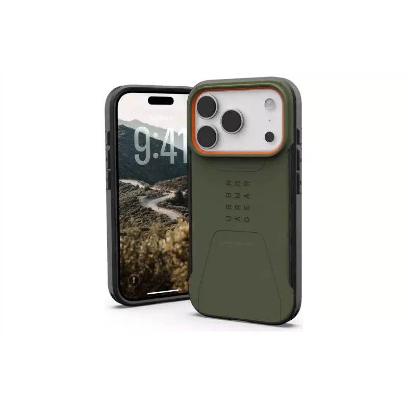 Случай UAG Civilian MagSafe, Olive/Orange (114545117297)