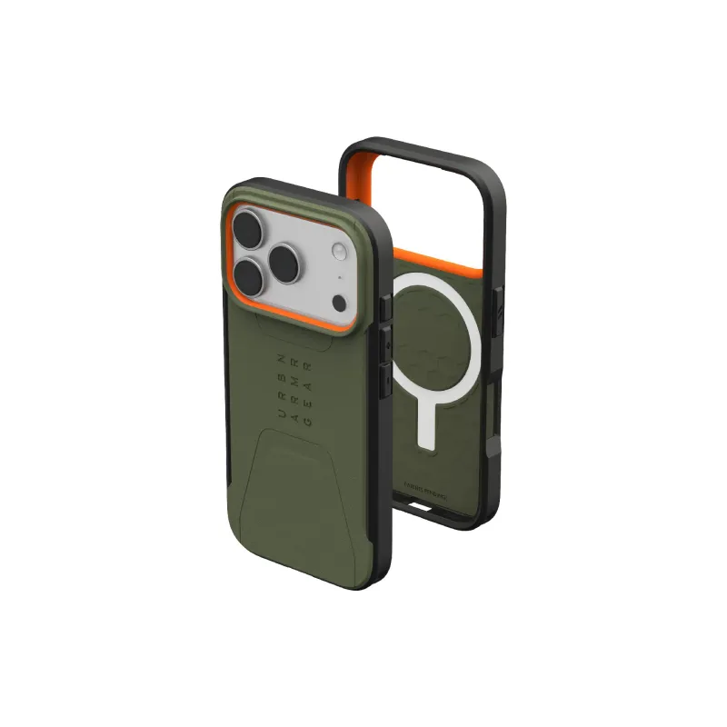 Случай UAG Civilian MagSafe, Olive/Orange (114545117297)